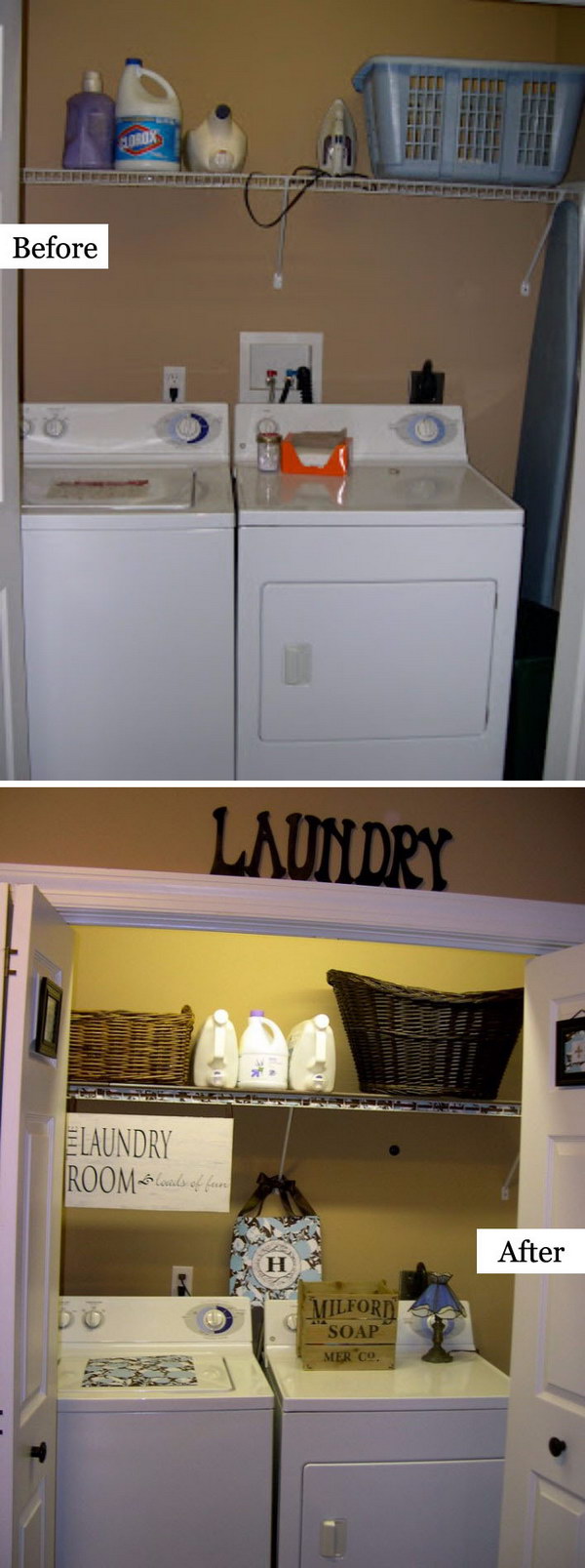 25 Creative Before and After Laundry Room Makeovers to Inspire Your Next Renovation
