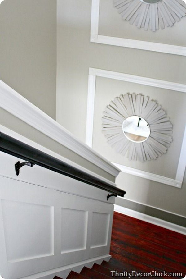 39 Chic Ways To Decorate Your Staircase Wall
