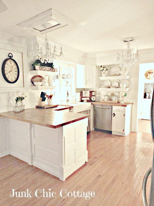 47 Awesome Shabby Chic Kitchen Designs
