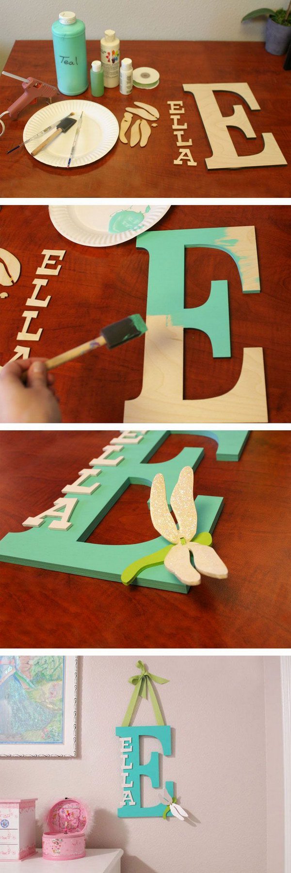 25 Creative DIY Ideas and Tutorials to Make Decorative Letters
