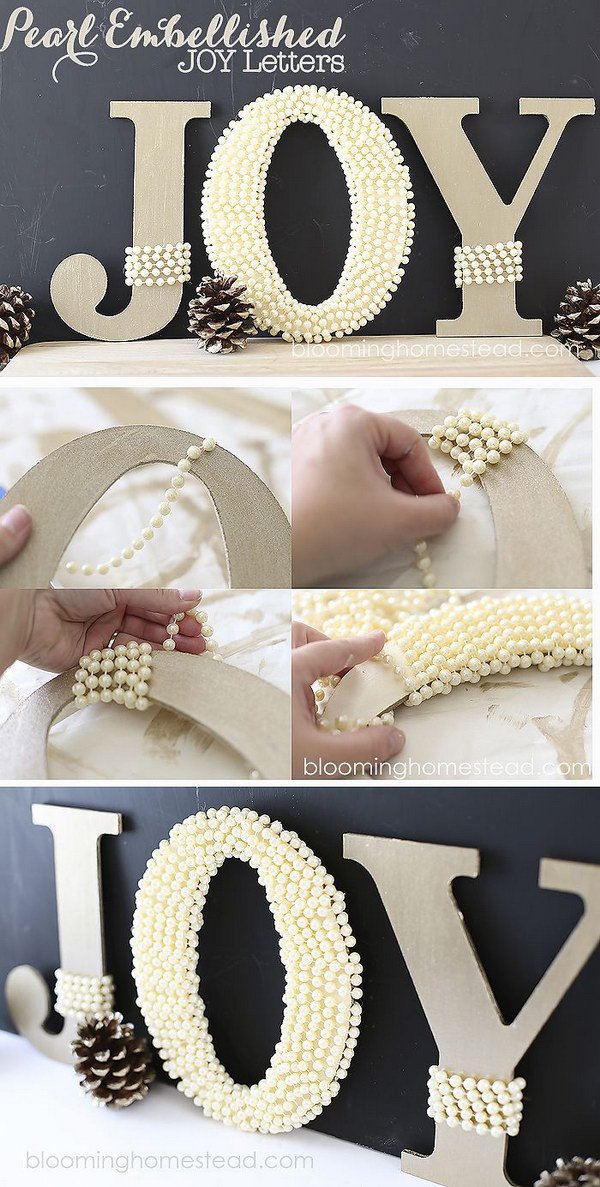 25 Creative DIY Ideas and Tutorials to Make Decorative Letters