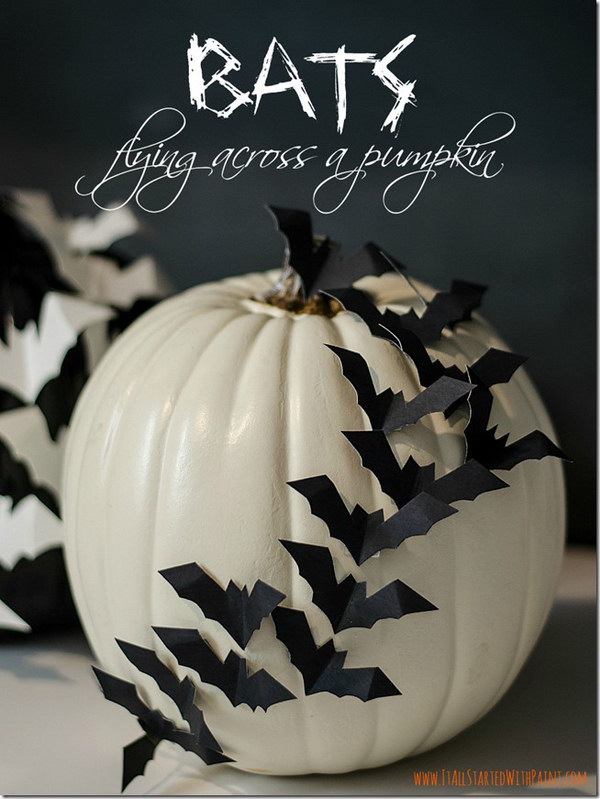 27 Creative No Carving Pumpkin Decorating Ideas and Tutorials