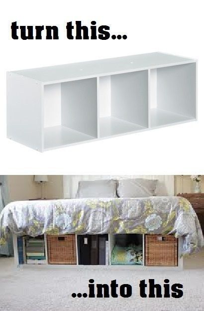 26 Creative DIY Ideas to Add Extra Under-bed Storage