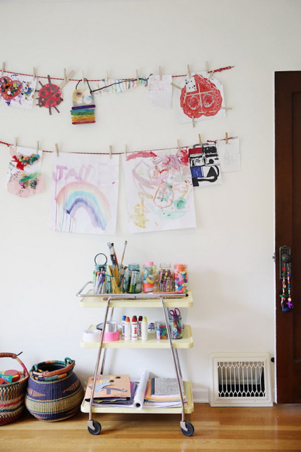 30 Creative Storage Ideas to Organize Kids’ Room