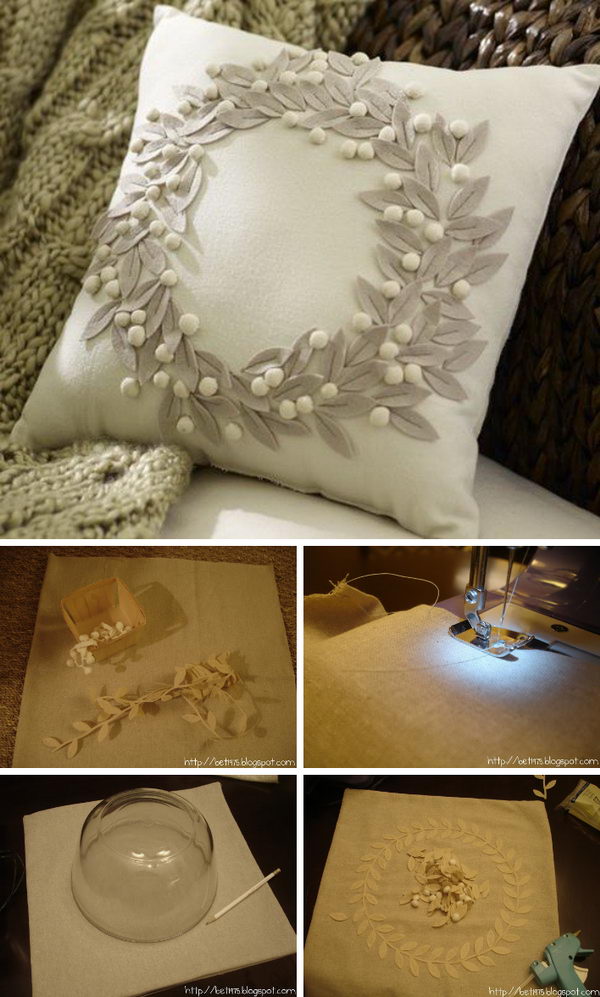 36 Easy DIY Decorative Pillow Tutorials and Ideas