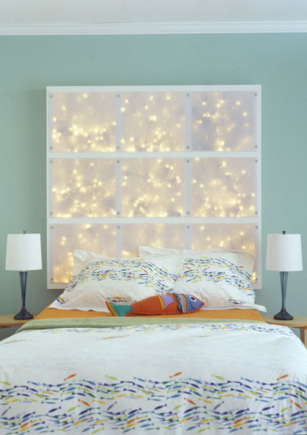 35 Cool Ideas and Tutorials to Decorate Your Home With String Lights