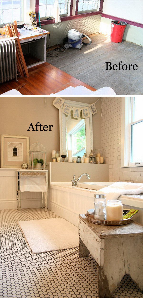 30 Dramatic Before and After Bathroom Makeovers