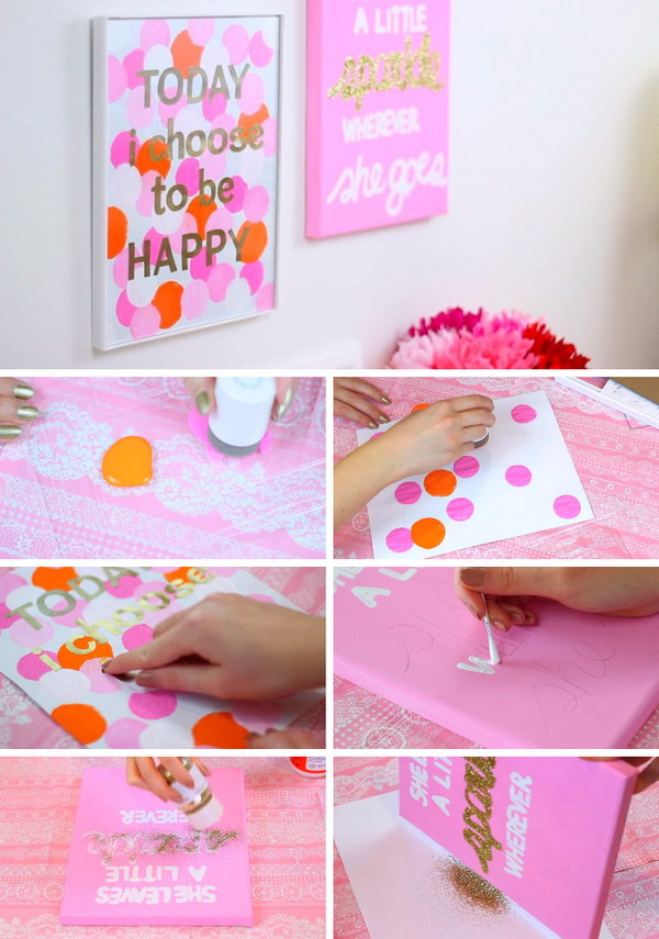 50 Awesome DIY Ideas for Teenage Girls’ Bedroom Decoration