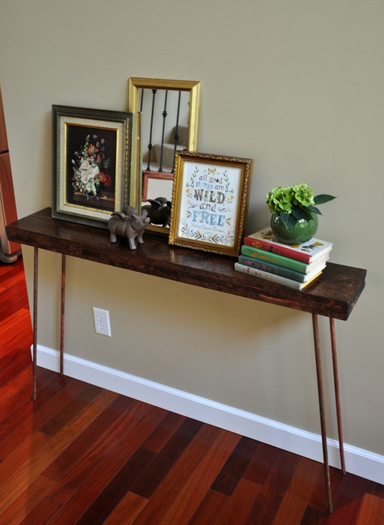 10 DIY Console Tables That Will Add an Eye Catching Touch to Your Home