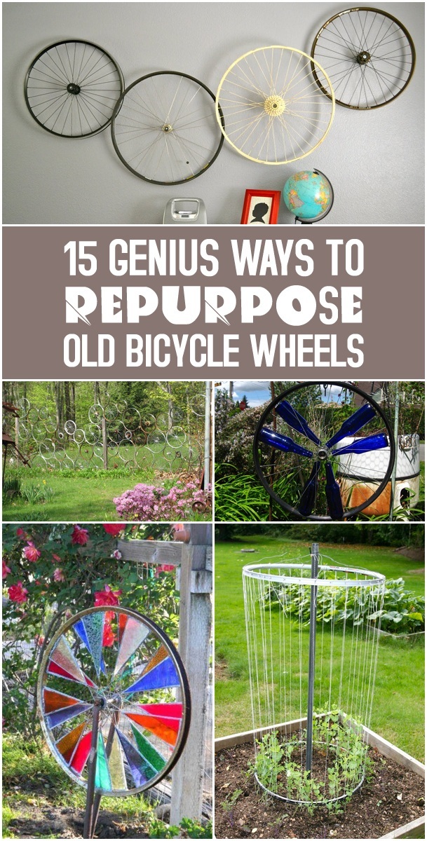15 Genius Ways to Repurpose Old Bicycle Wheels