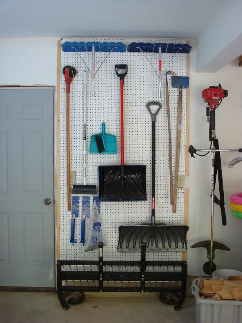 12 Pegboard Storage Wall for Craft Rooms, Offices or Garages