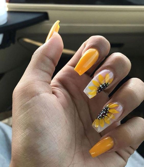 60 Stunning Yellow Nail Designs for 2021
