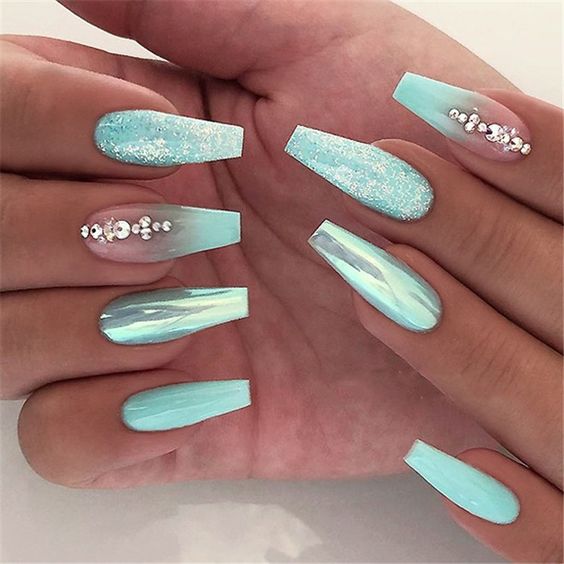 36 Elegant Glitter Nail Art Design Ideas