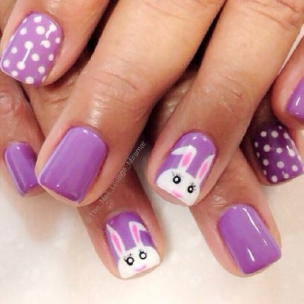 42 Cute Easter Nail Art Designs You Have to Try This Spring; Easter nails; spring nails; cute easter nail art. #springnails #cutenails