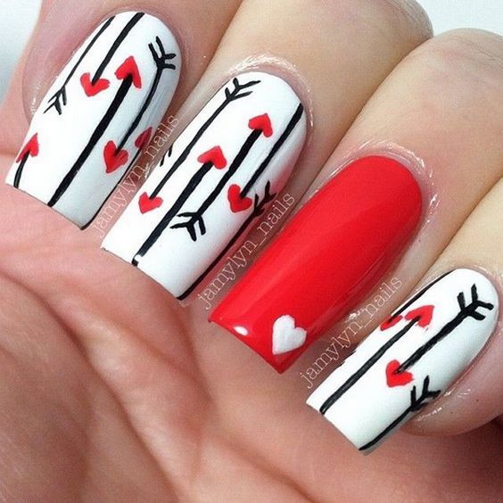 80 Gorgeous Valentine's Nails Designs