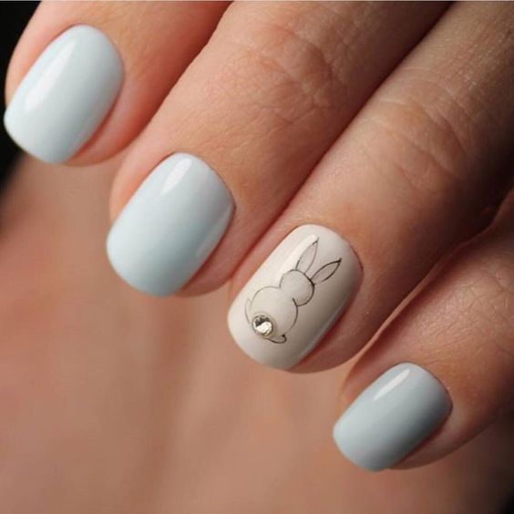 74 Cute Nail Art Designs for Easter