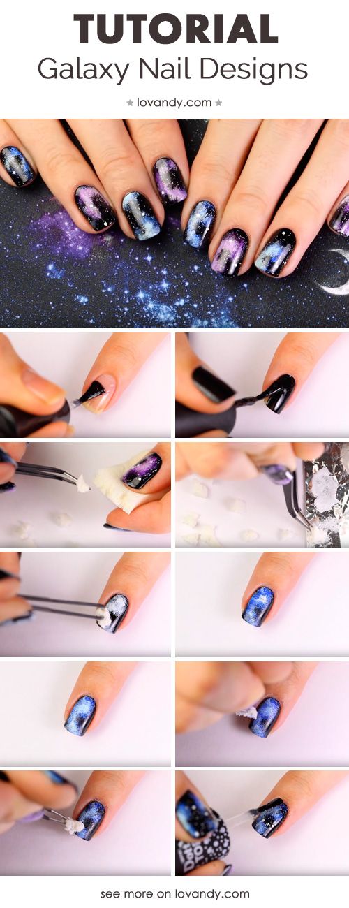 53 Trendy Galaxy Nail Art Designs and Ideas