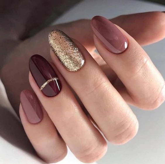 77 Trendy Brown Nail Art Designs and Ideas