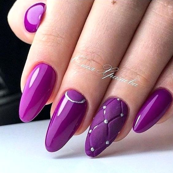 64 Trendy Purple Nail Art Designs and Ideas You Have to Try