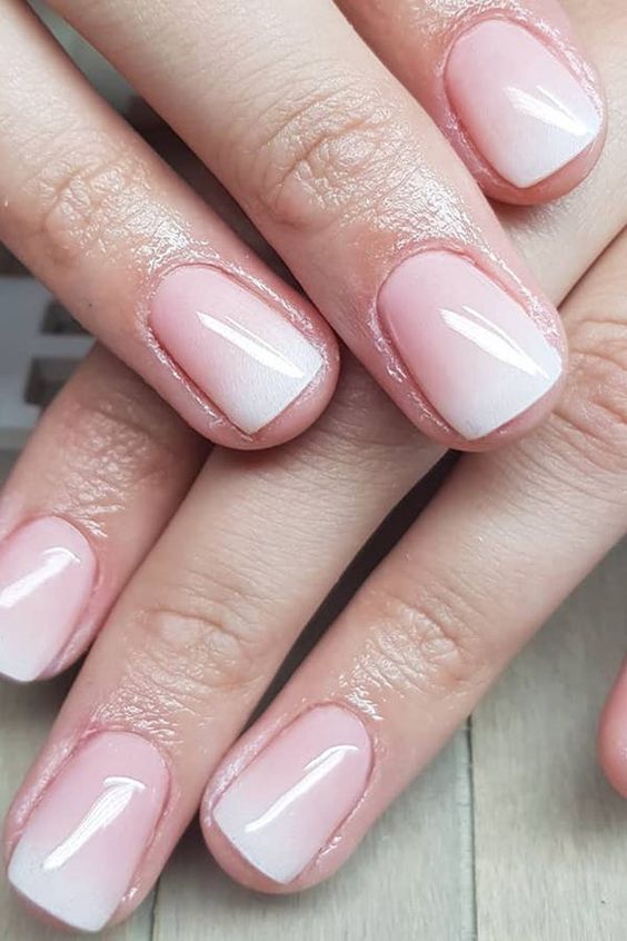 60 Elegant French Fade Nail Art Designs and Ideas