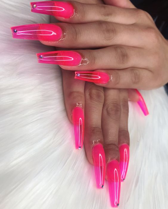 70 Stylish Jelly Nail Designs You Have to Try This Summer