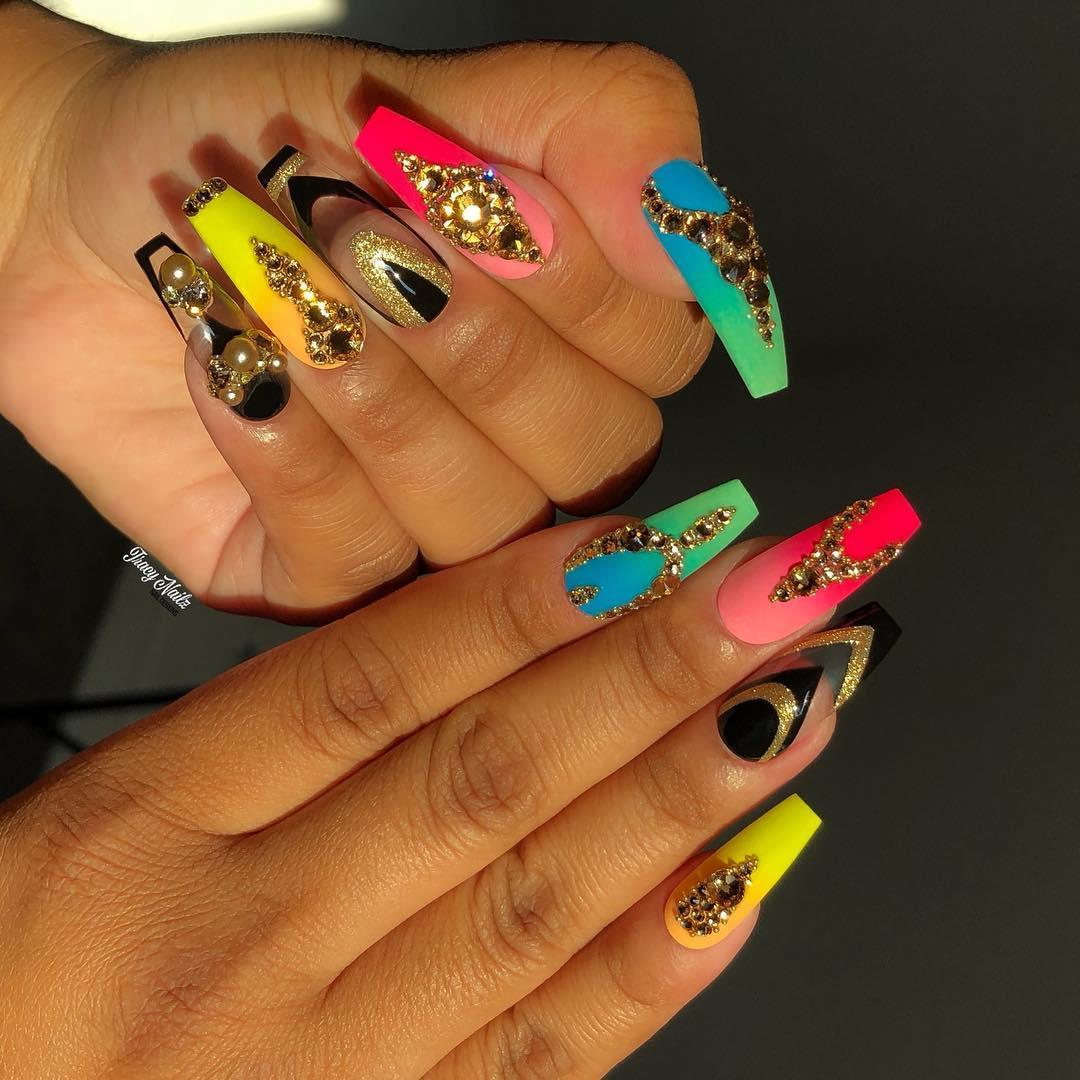 50 Awesome Long Coffin Nail Designs You Must Try