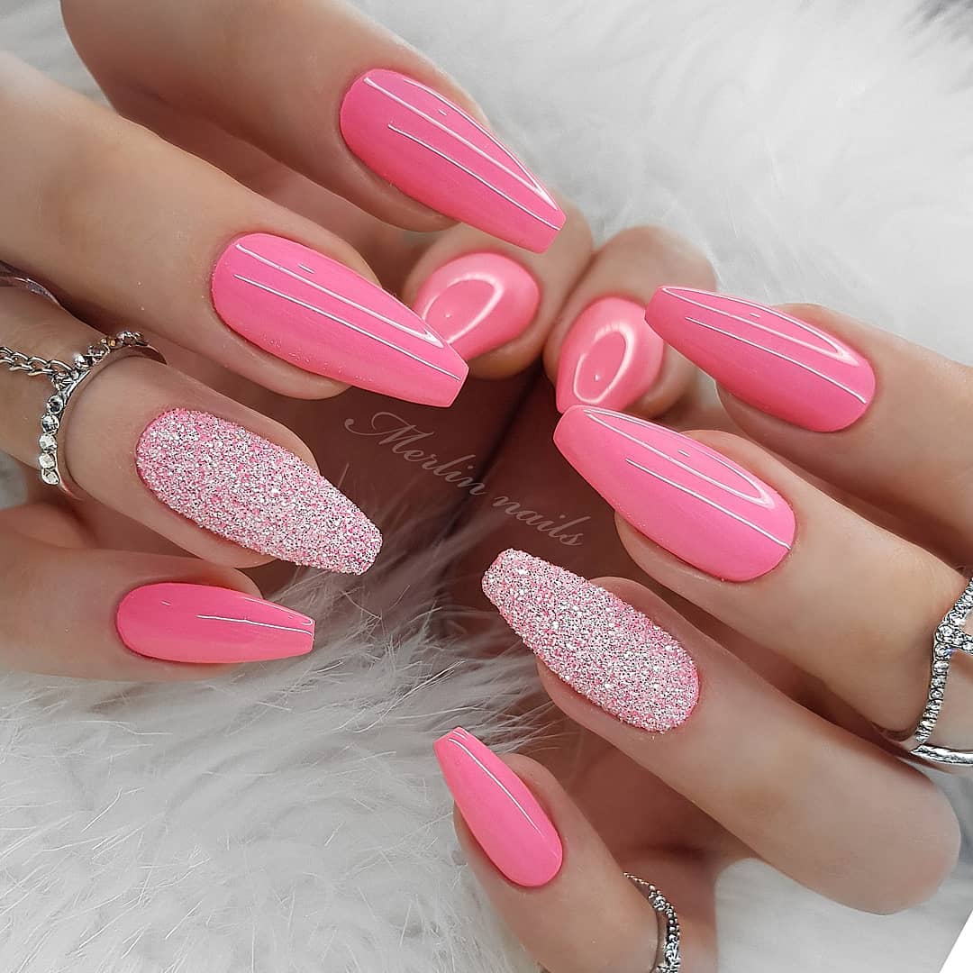 69 Lovely Pink Nail Art Designs