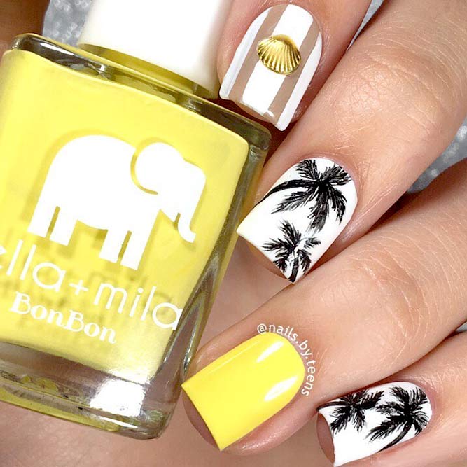 59 Amazing Palm Tree Nail Designs For Summer