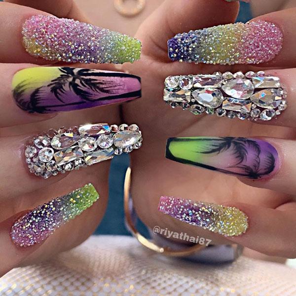 59 Amazing Palm Tree Nail Designs For Summer