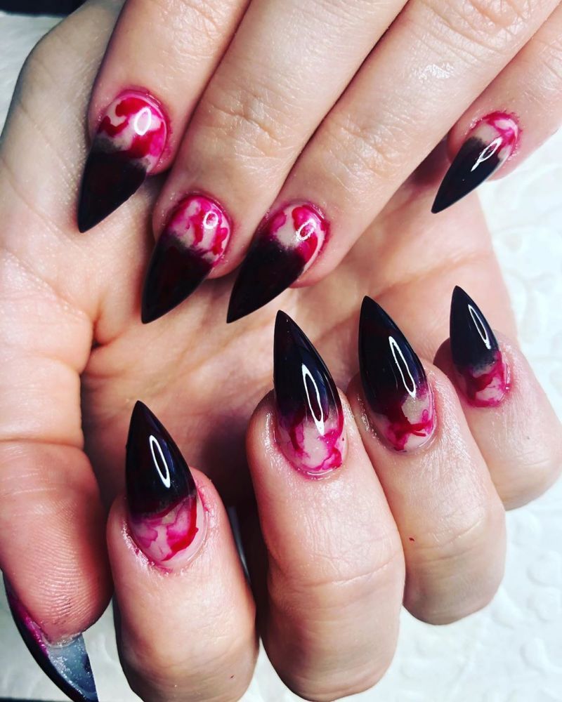 60 Spooky Bloody Halloween Nails For 2019 – Page 15 – Tiger Feng