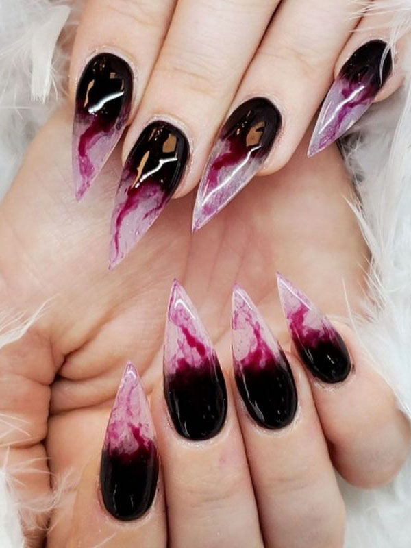 60 Spooky Bloody Halloween Nails For 2020 – Page 20 – Tiger Feng