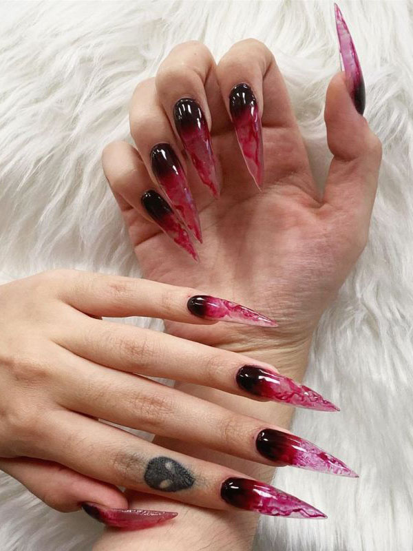 60 Spooky Bloody Halloween Nails For 2022