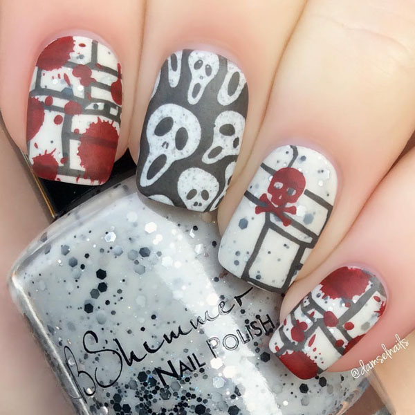 60 Clever Halloween Nail Designs and Ideas