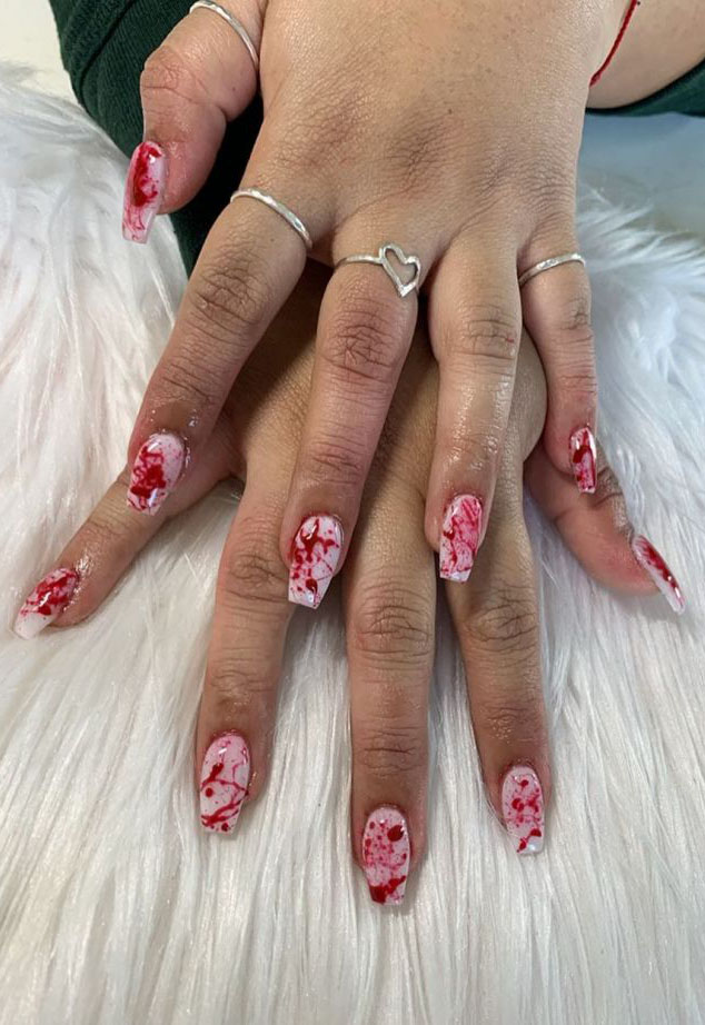 60 Spooky Bloody Halloween Nails For 2022