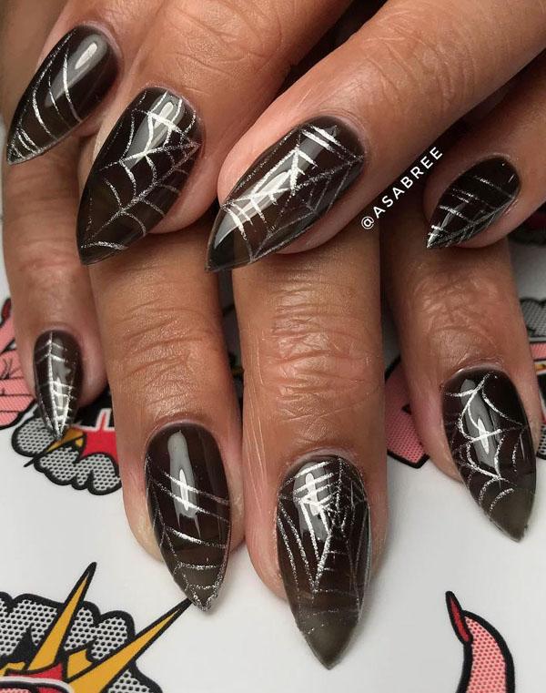 60 Clever Halloween Nail Designs and Ideas