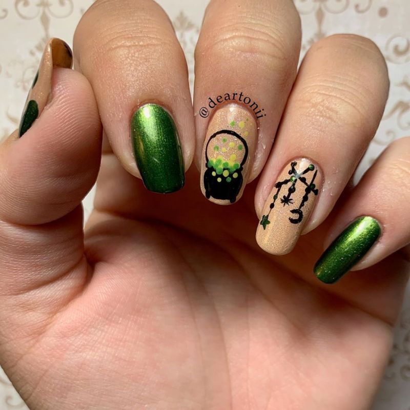 51 Trendy Witch Nail Art Designs For Halloween