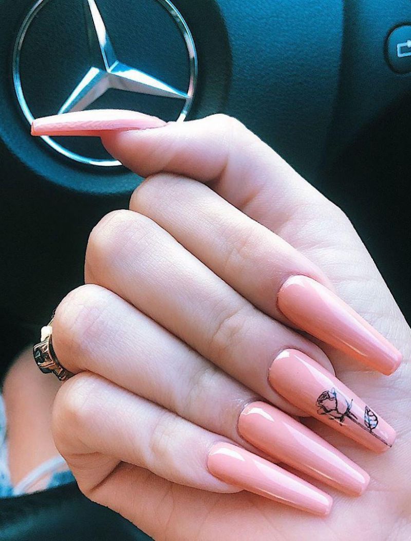 40 Lovely Rose Nail Art Designs to Fall In Love With