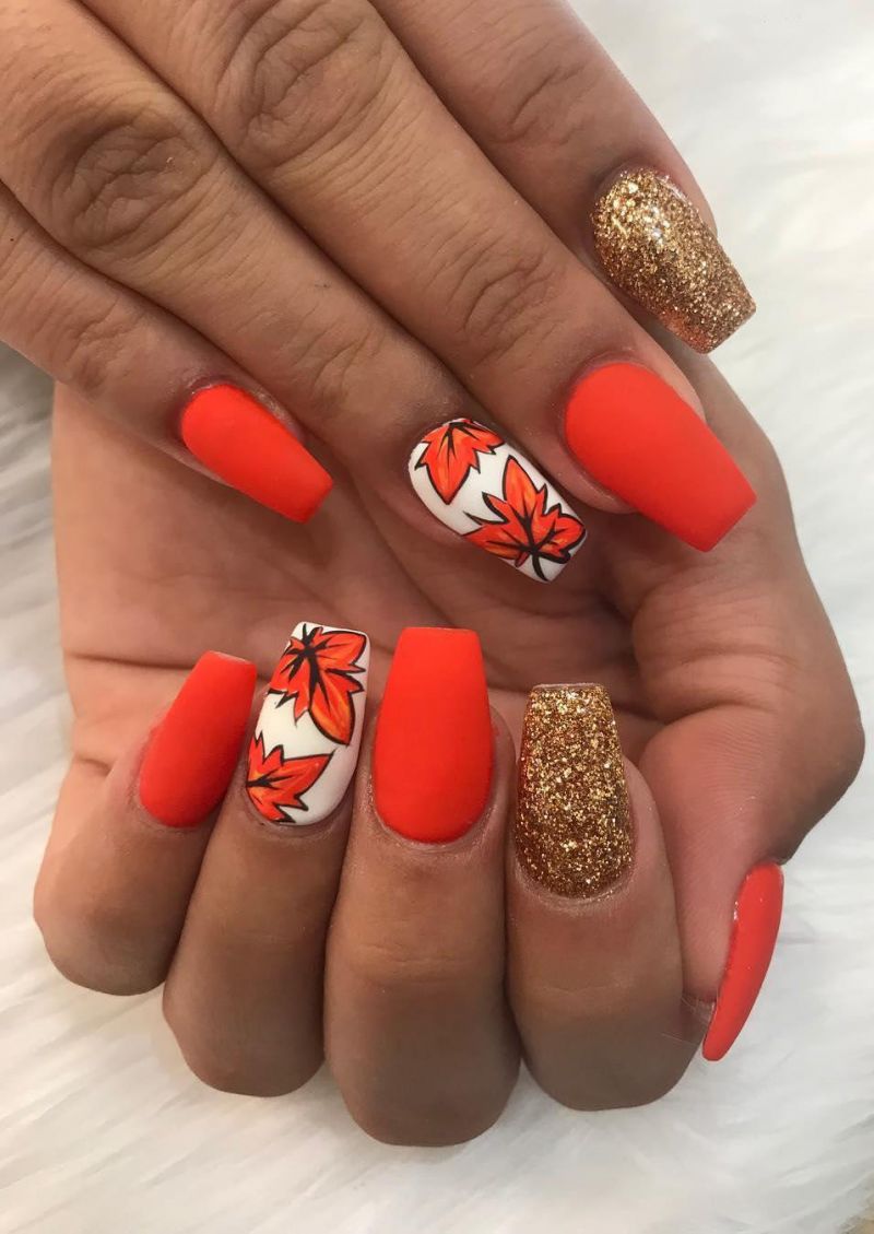 55 Trendy Fall Nail Art Designs to Try Right Now
