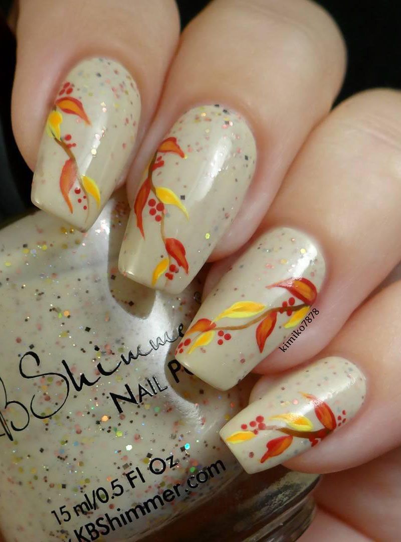 55 Trendy Fall Nail Art Designs to Try Right Now