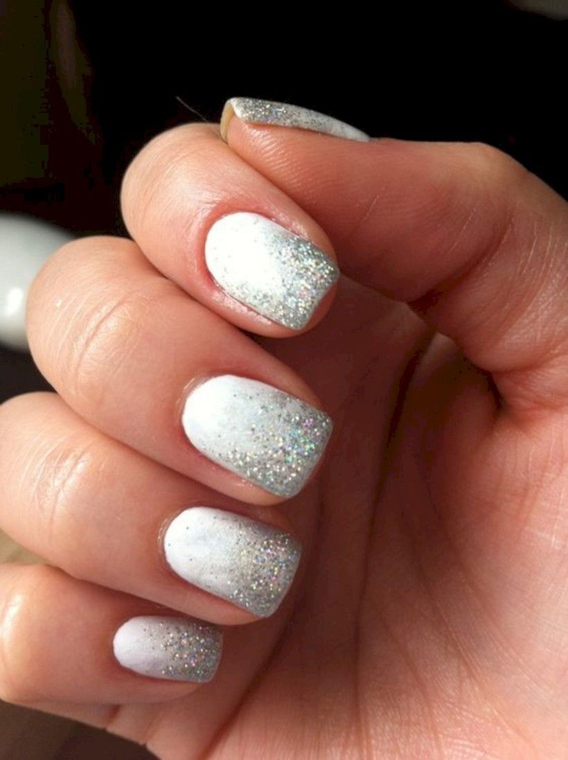 50 Trendy White Christmas Nails To Fall In Love With
