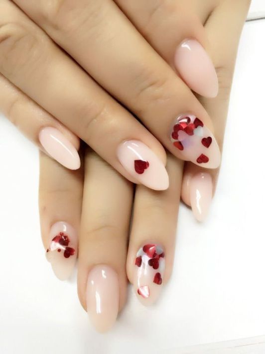 50 Trendy Acrylic Nail Designs for Valentine's Day