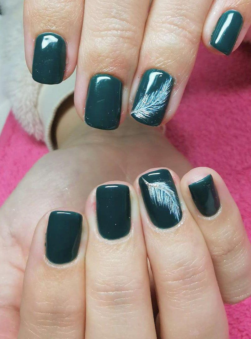 55 Fantastic Feather Nail Art Designs To Inspire You 2022