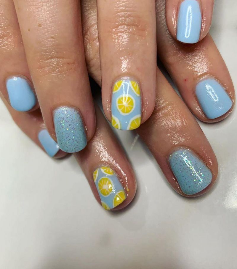 55 Trendy Lemon Nail Art Designs To Fall In Love With