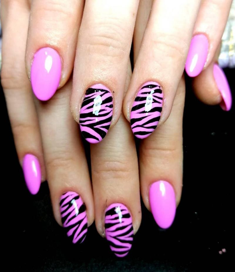 55 Trendy Zebra Print Nail Art Designs You Will Like