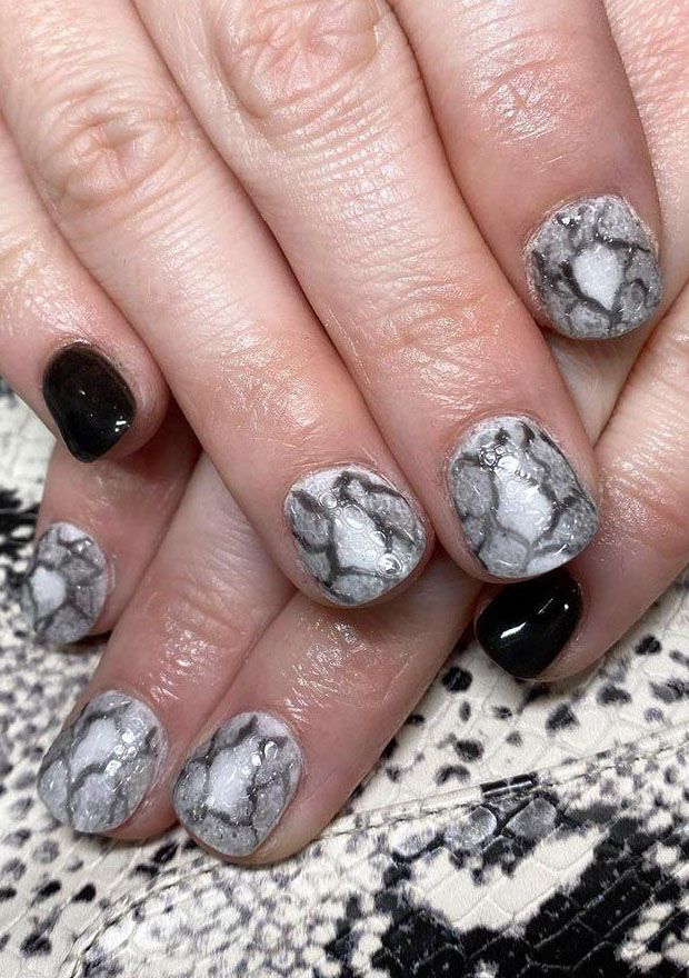 55 Awesome Snake Skin Nails You Have to Try