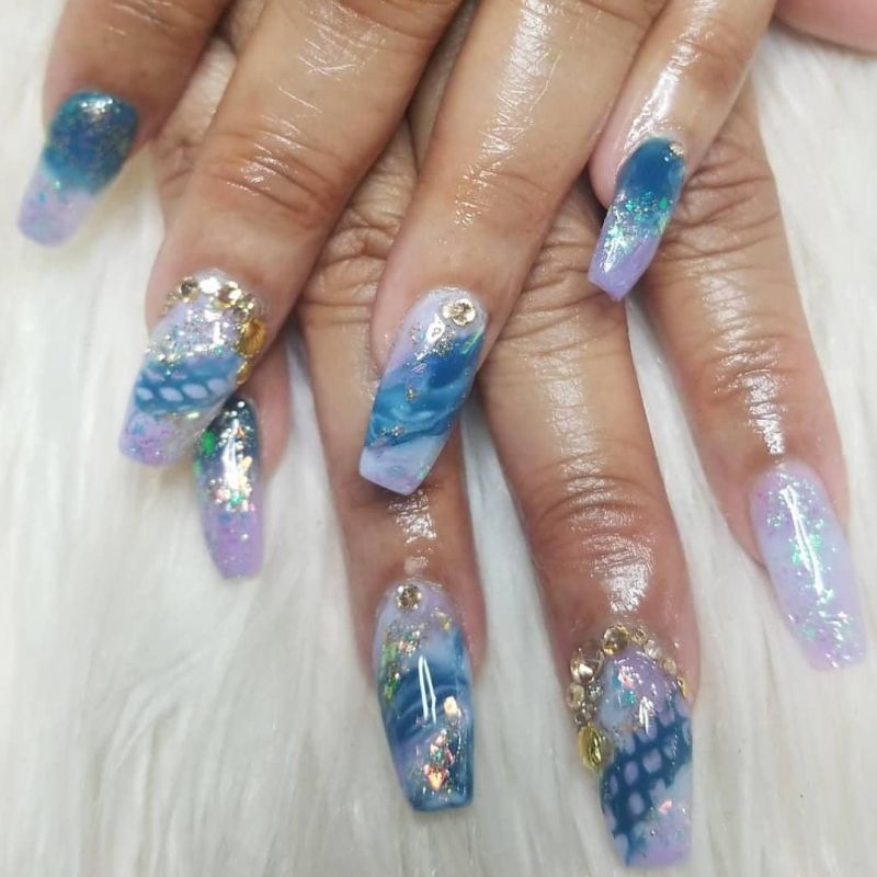 50 Elegant Sea Nail Art Designs You Have to Try