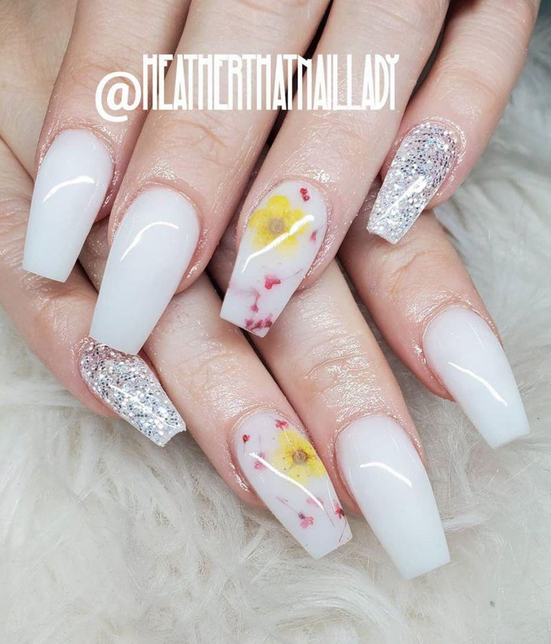 55 Stylish Milk Bath Nails for Spring You Must Try