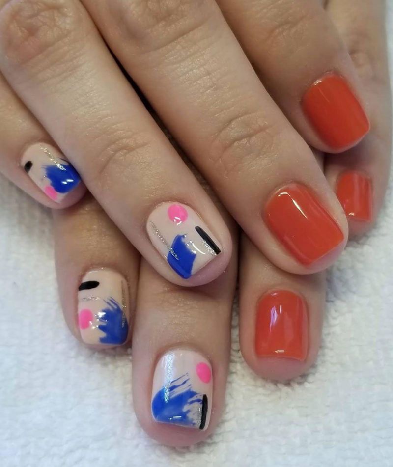 50 Creative Abstract Nail Art Designs Improve Your Taste