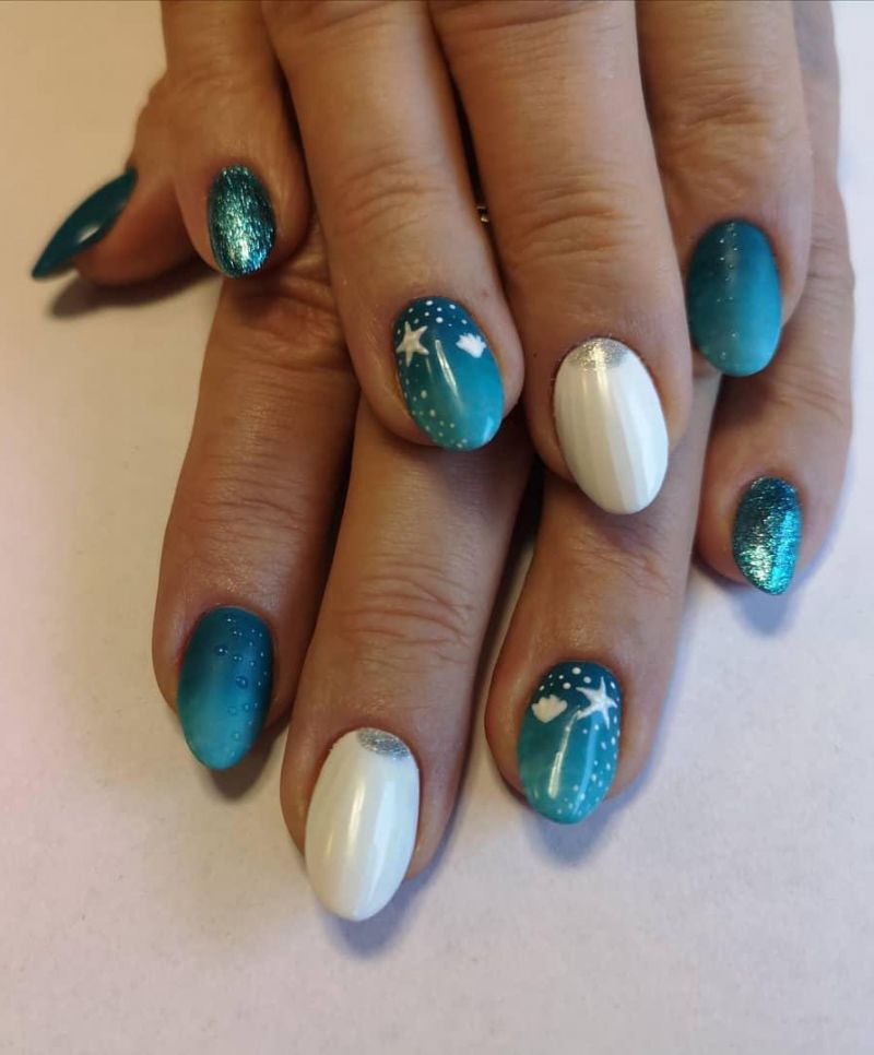 50 Elegant Sea Nail Art Designs You Have to Try
