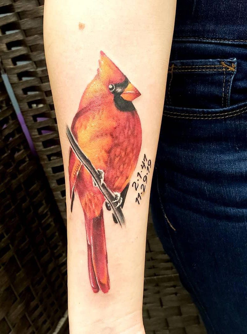 55 Pretty Cardinal Tattoos You Must Love